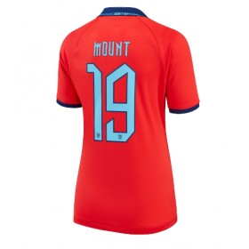 Damen Fußballbekleidung England Mason Mount #19 Auswärtstrikot WM 2022 Kurzarm